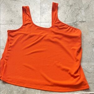 SHEIN Vibrant Orange Tank Top